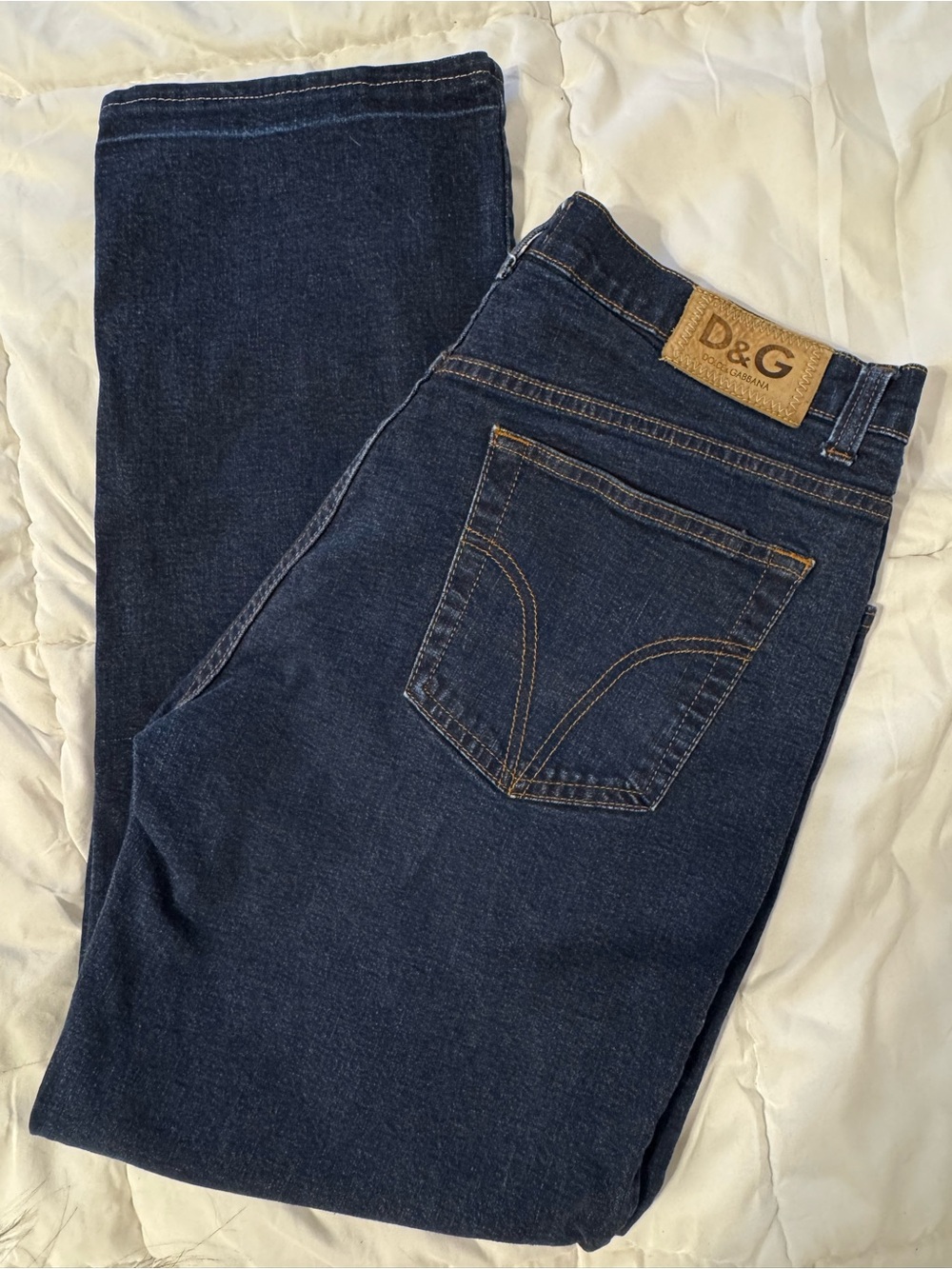Vintage D&G Dark Wash Bootcut Jeans Men’s 34